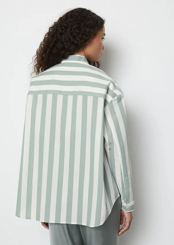 Рубашка из эластичного поплина