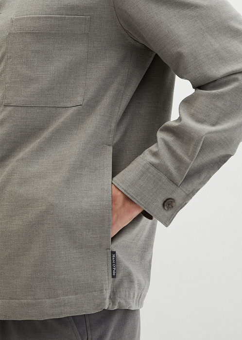 Рубашка верхняя из тонкой шерсти