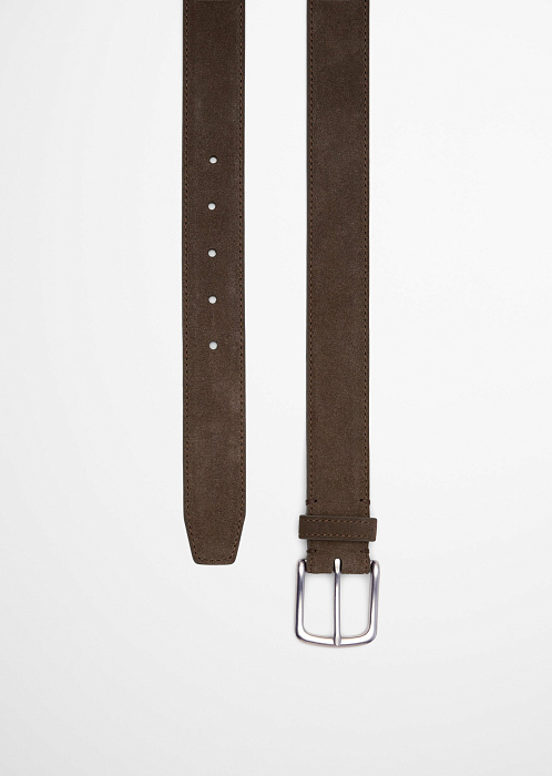 Ремень из натуральной замши