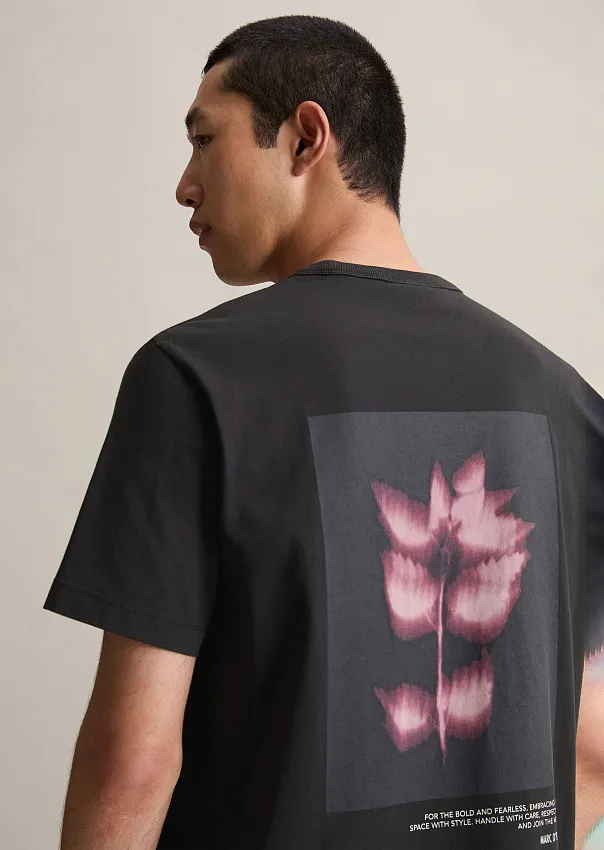 Футболка с крупным принтом из органического хлопка Marc o'Polo - фото 1