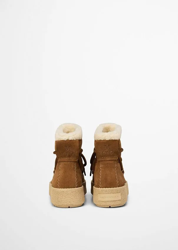 Зимние ботинки Pia из воловьей замши Marc o'Polo - фото 3