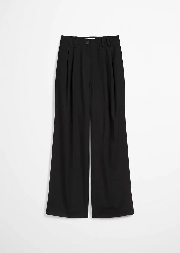 Широкие брюки из смесового хлопка Marc o'Polo - фото 6