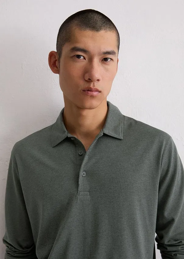 Поло с длинными рукавами Marc o'Polo - фото 1