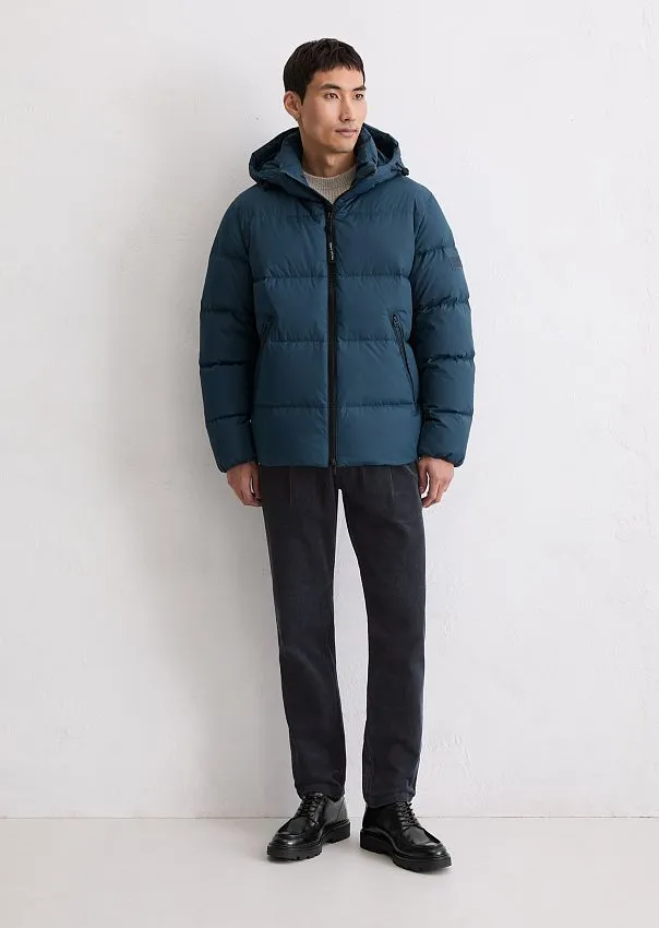 Стеганый пуховик со съемным капюшоном Marc o'Polo - фото 3