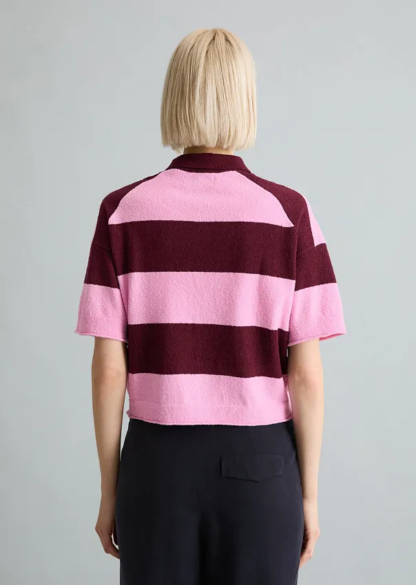 Поло из смесового хлопка 