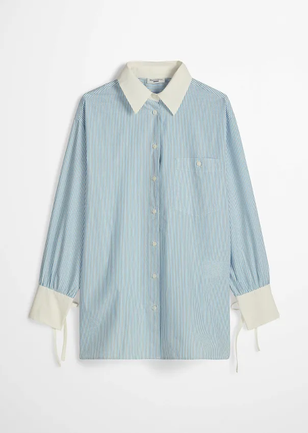 Рубашка из хлопкового поплина
