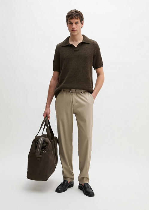 Чиносы из смесового льна