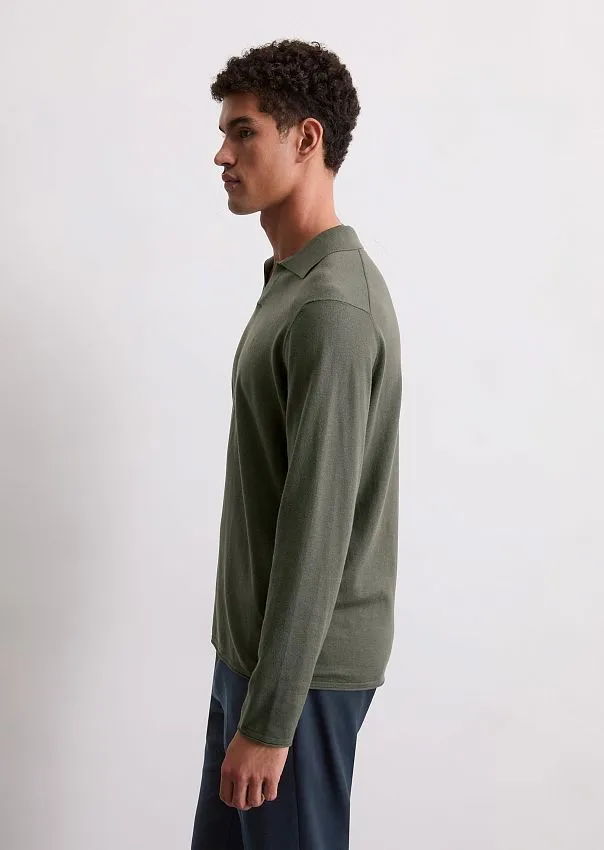 Поло с длинными рукавами Marc o'Polo - фото 5