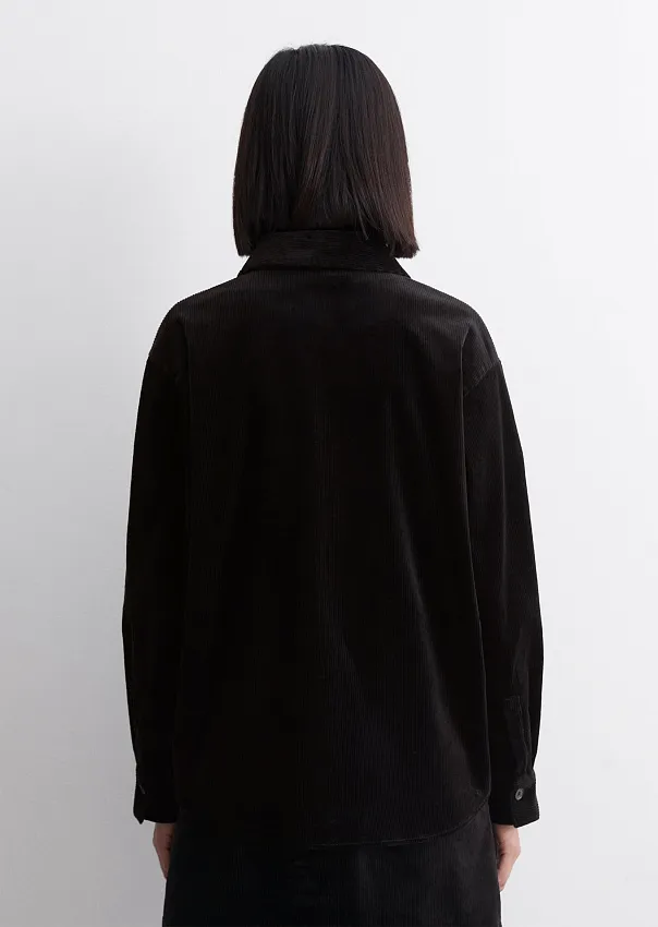 Вельветовая рубашка из смесового хлопка Marc o'Polo - фото 2