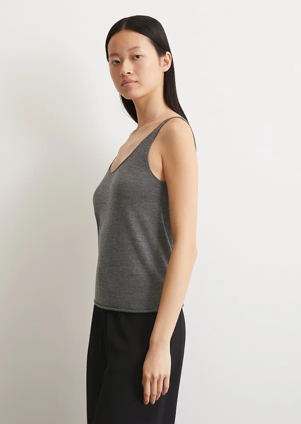 Трикотажный топ из мериносовой шерсти