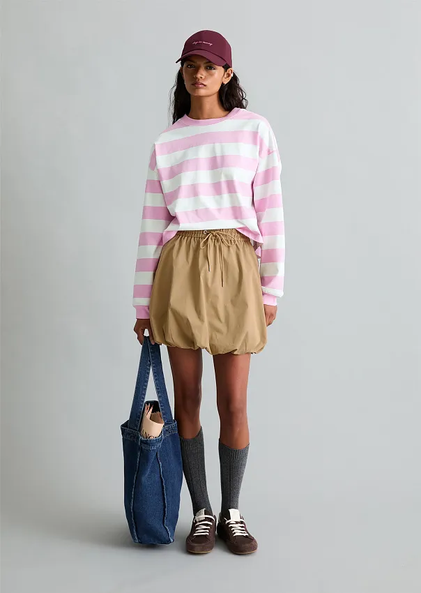 Юбка-баллон из смесового хлопка