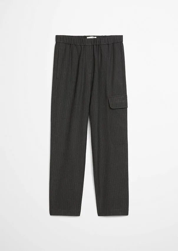 Фланелевые брюки из смесовой вискозы Marc o'Polo - фото 6