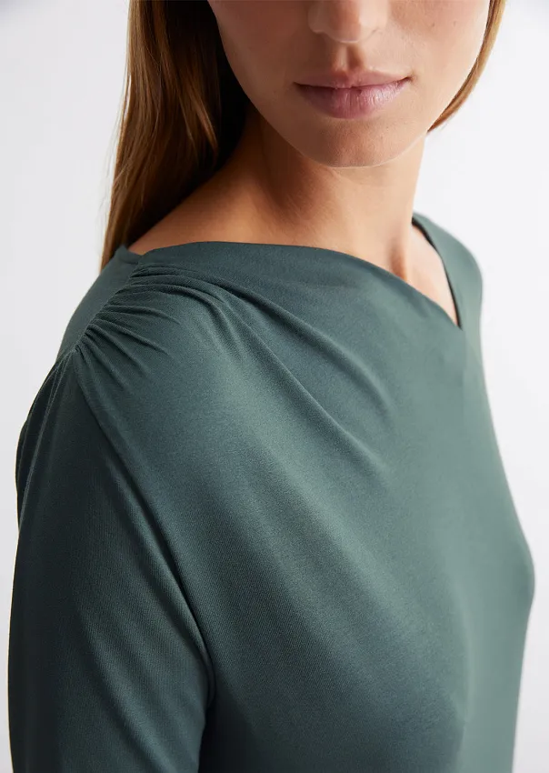 Лонгслив из смесовой вискозы