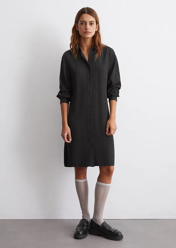 Платье-рубашка из чистой вискозы