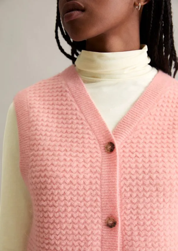 Жилет из смесовой шерсти с добавлением альпаки Marc o'Polo - фото 4