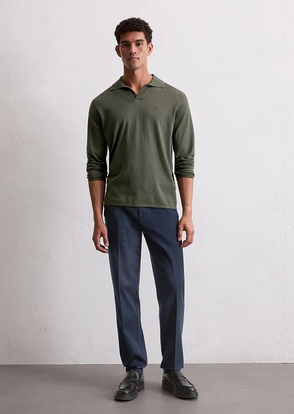 Поло с длинными рукавами Marc o'Polo - фото 3