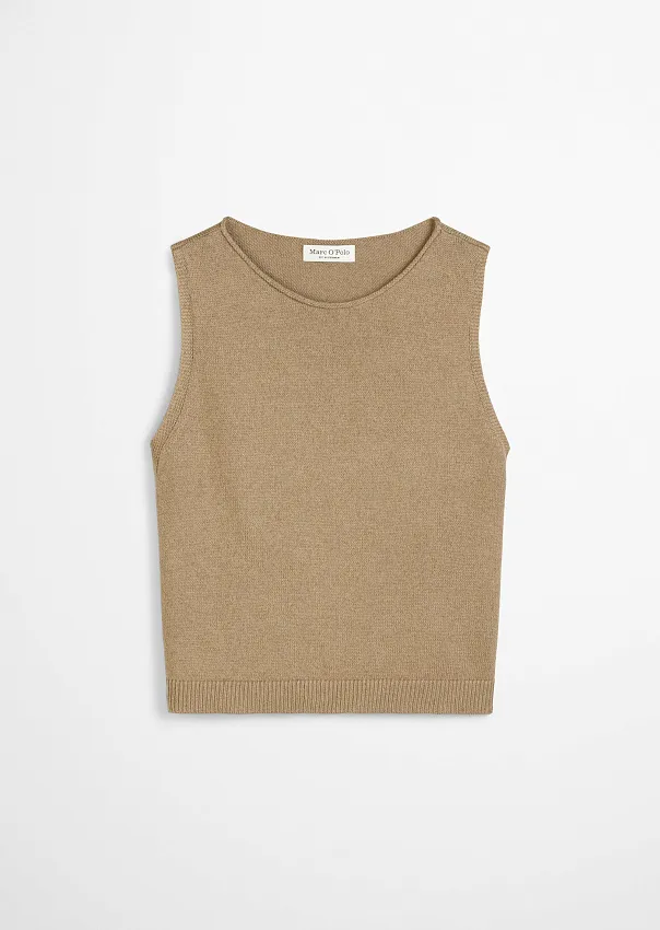 Топ из органического хлопка и льна Marc o'Polo - фото 6