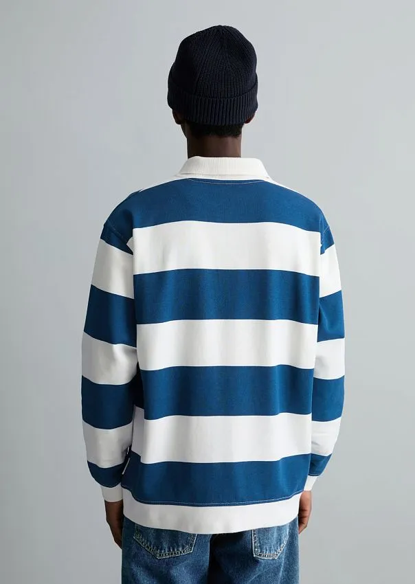 Свитшот-поло из органического хлопка