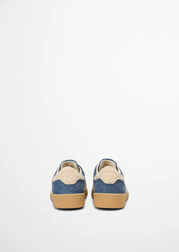 Кроссовки из нубука с плюшевыми вставками Marc o'Polo - фото 3