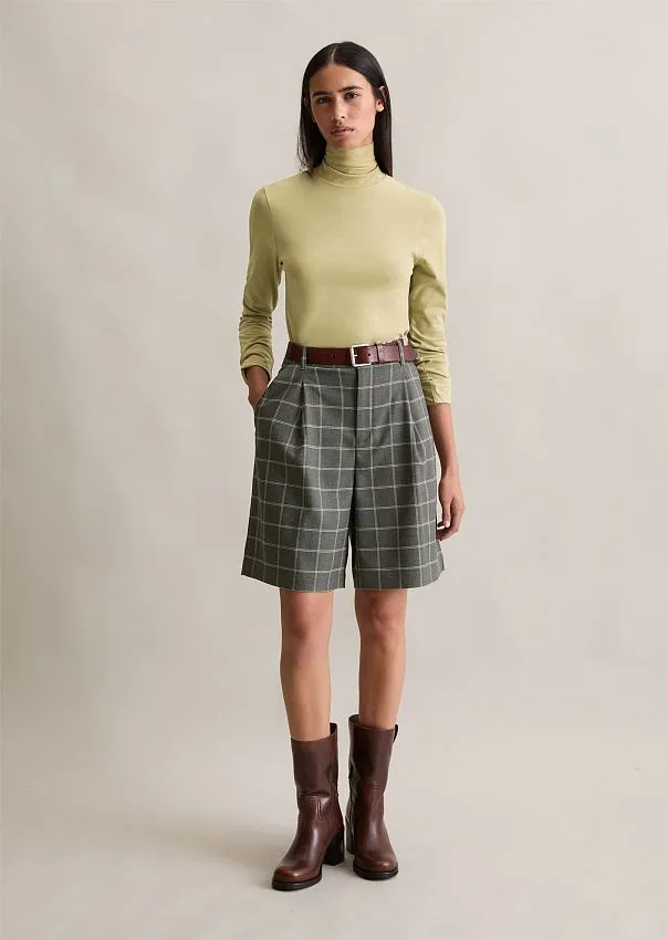 Шорты широкие из смесовой вискозы Marc o'Polo - фото 1