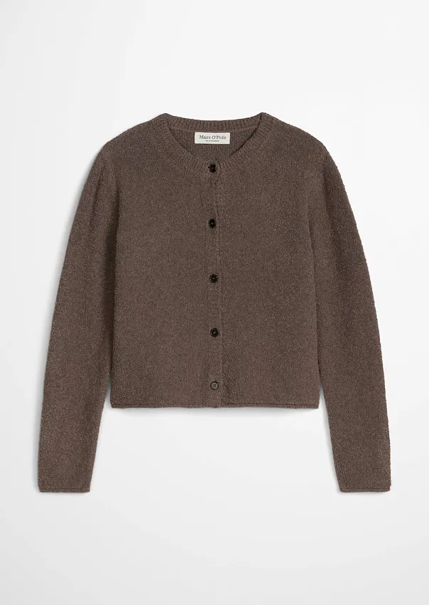 Кардиган из буклированной пряжи