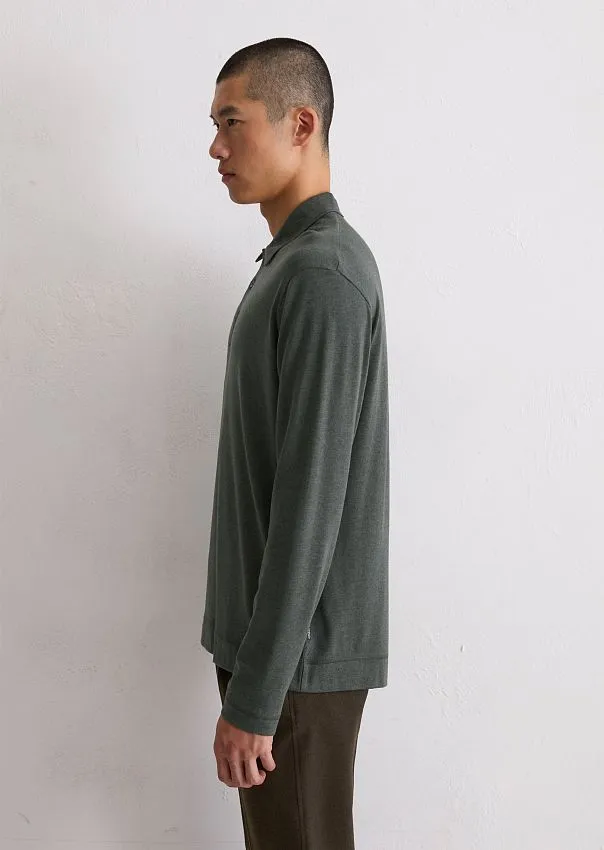 Поло с длинными рукавами Marc o'Polo - фото 5