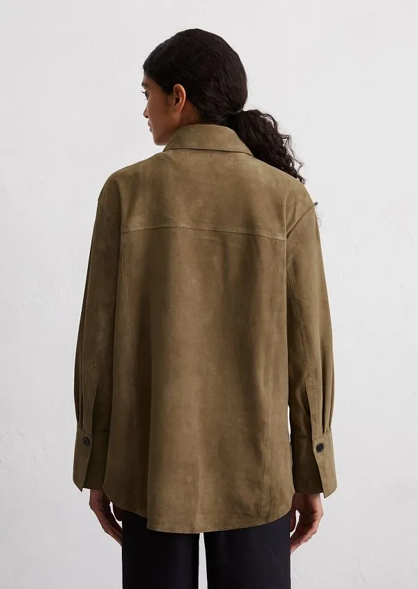 Рубашка из натуральной замши Marc o'Polo - фото 2