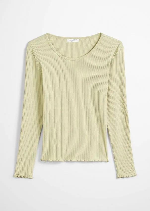 Лонгслив из органического хлопка и модала Marc o'Polo - фото 6