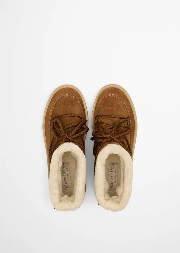 Зимние ботинки Pia из воловьей замши Marc o'Polo - фото 4