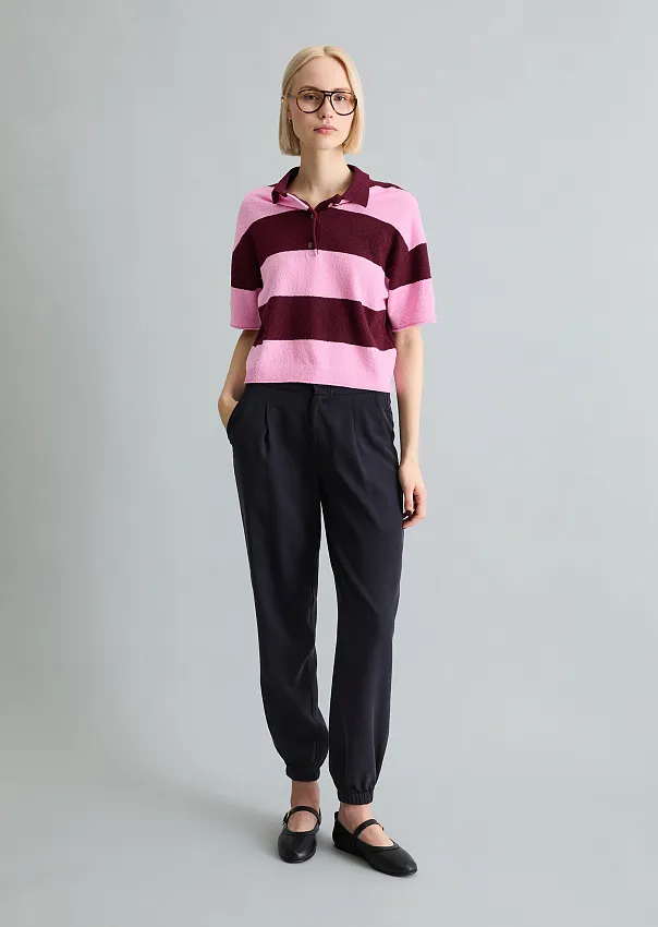 Поло из смесового хлопка 