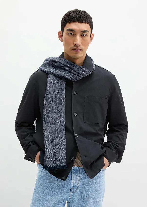 Шарф из смесового хлопка
