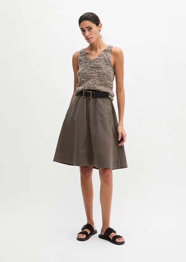 Топ из смесового хлопка
