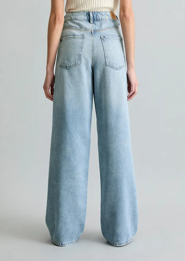 Джинсы широкие из лиоцелла и органического хлопка