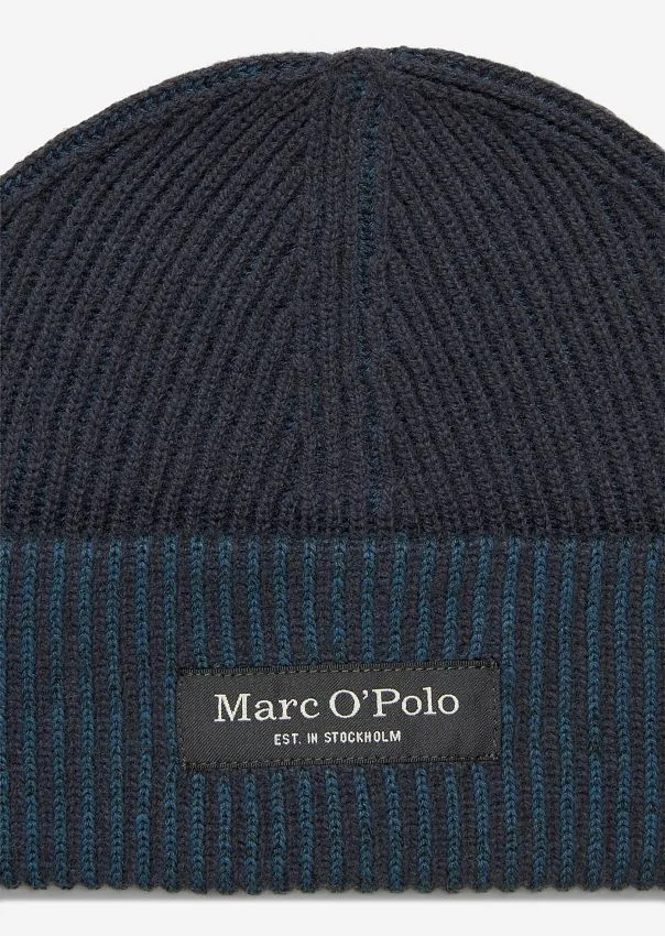 Шапка бини из органического хлопка и шерсти Marc o'Polo - фото 2