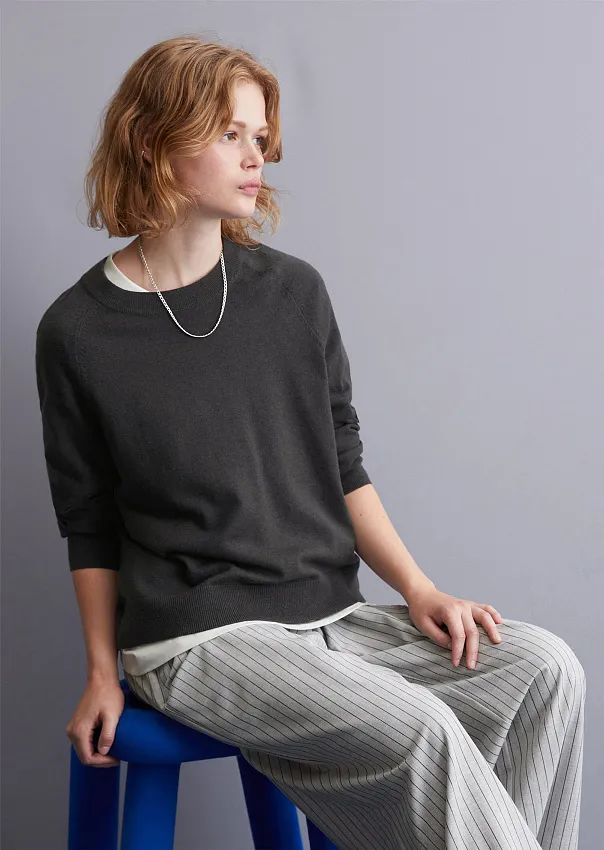 Джемпер из смесового хлопка