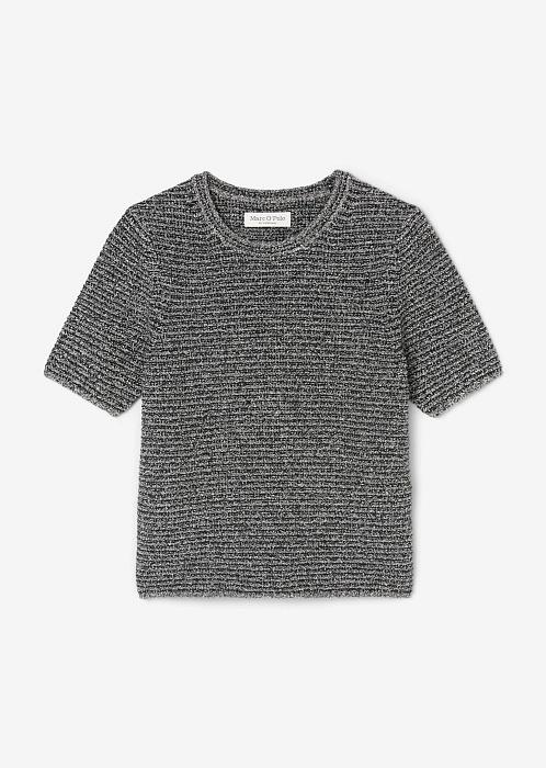 striped mouliné / deep night b