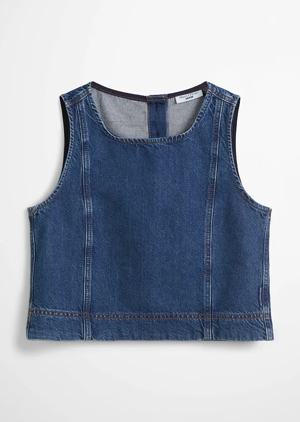 Джинсовый топ из органического хлопка Marc o'Polo - фото 6