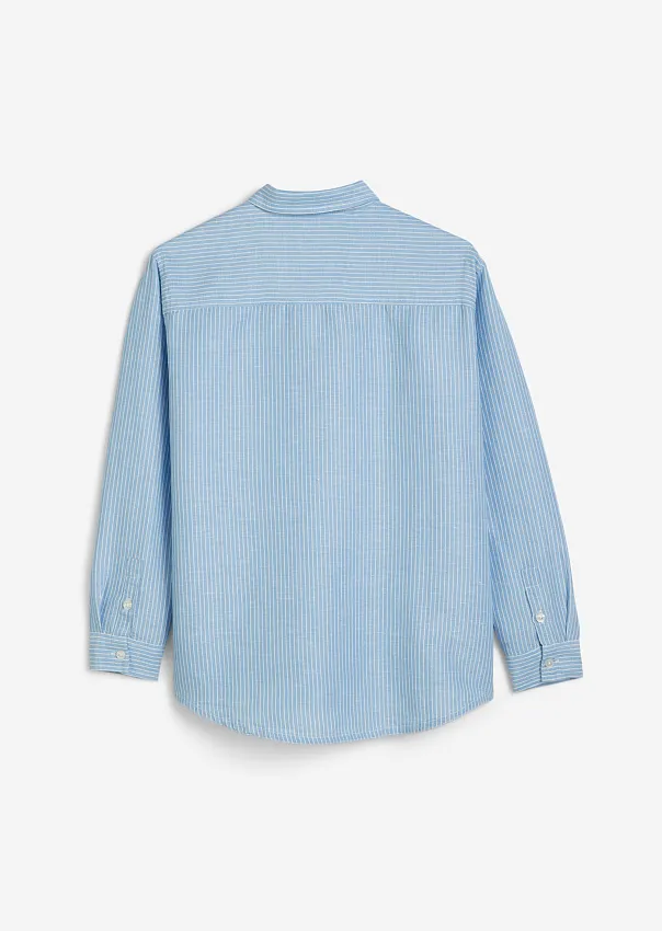 Рубашка изо льна и органического хлопка Marc o'Polo - фото 5