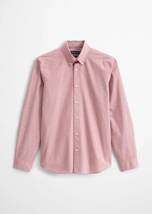 Рубашка в клетку из органического хлопка Marc o'Polo - фото 6