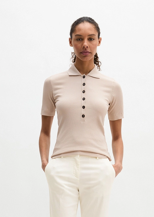 Поло из смесового модала TENCEL™
