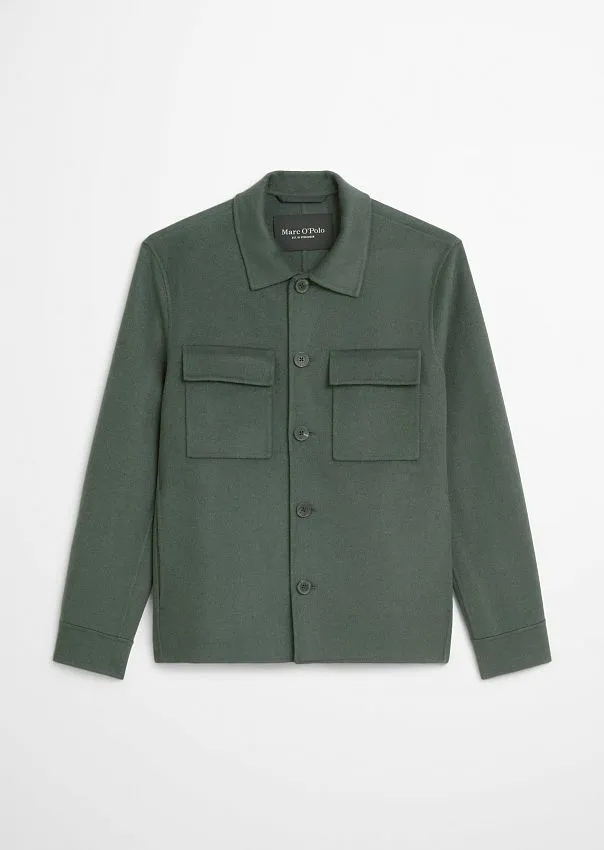 Верхняя рубашка из смесовой шерсти Marc o'Polo - фото 6
