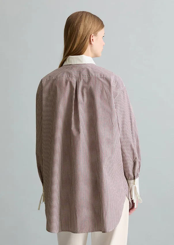 Рубашка из хлопкового поплина
