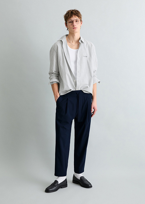 Брюки свободного кроя