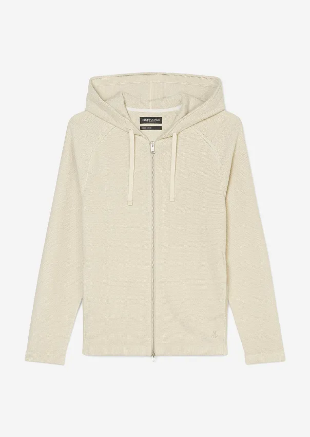 Кардиган на молнии с капюшоном