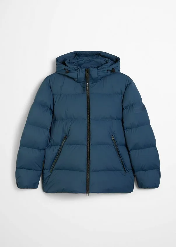 Стеганый пуховик со съемным капюшоном Marc o'Polo - фото 6