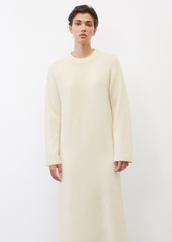 Трикотажное платье макси из смесовой шерсти new wool Marc o'Polo - фото 3