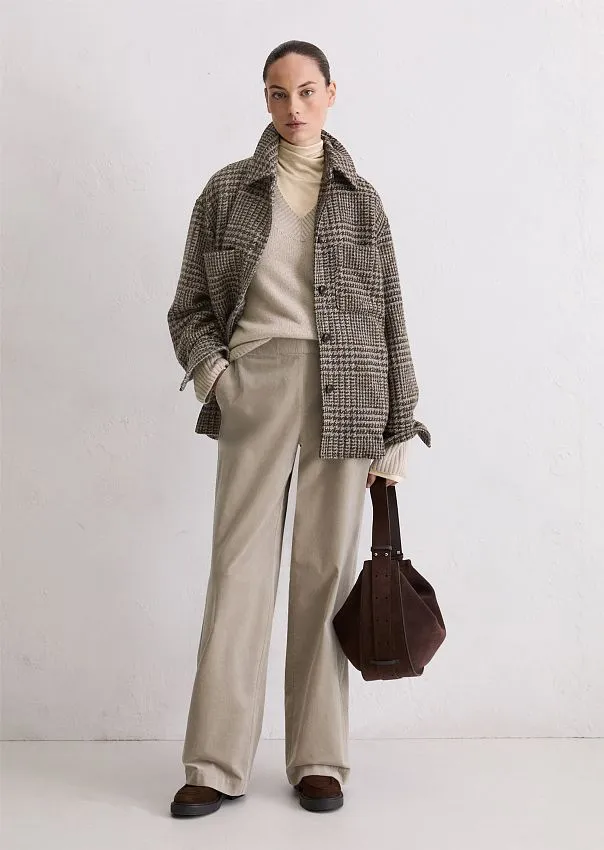 Куртка-рубашка из смесовой шерсти Marc o'Polo - фото 1