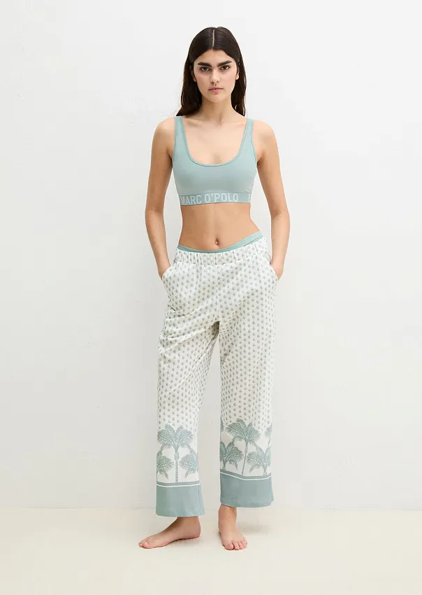 Брюки из хлопкового джерси
