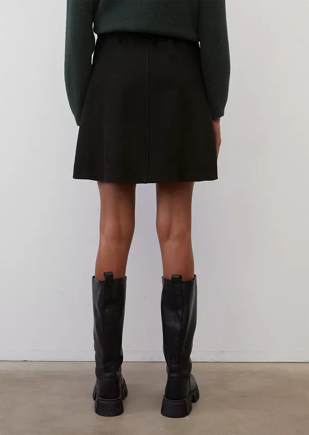 Мини-юбка из шерсти MWOOL® от MANTECO® Marc o'Polo - фото 2