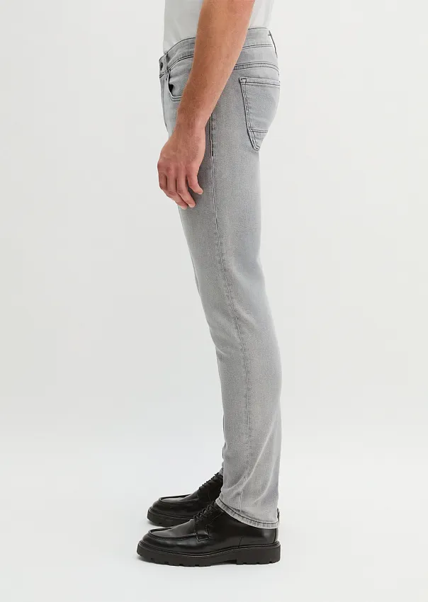 Джинсы зауженные из смесового хлопка